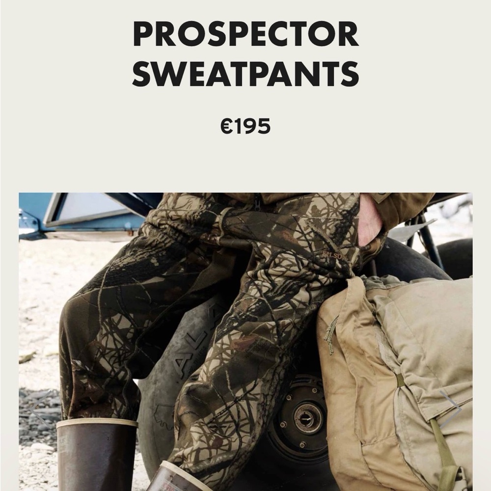 Camouflage Prospector Sweatpants